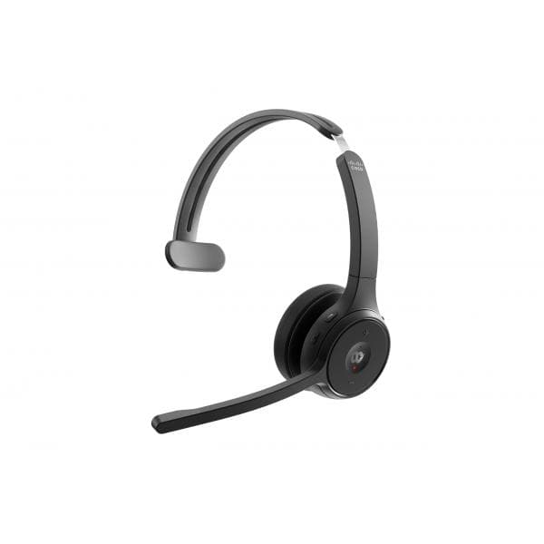 Cisco Headset 721 - Cuffie con microfono - over ear - Bluetooth - senza fili - nero carbonio - Cisco Webex Certified