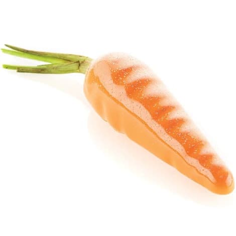 Stampo in Silicone Carota 20 – 12 Cavità – Silikomart Professional – Colore Giallo