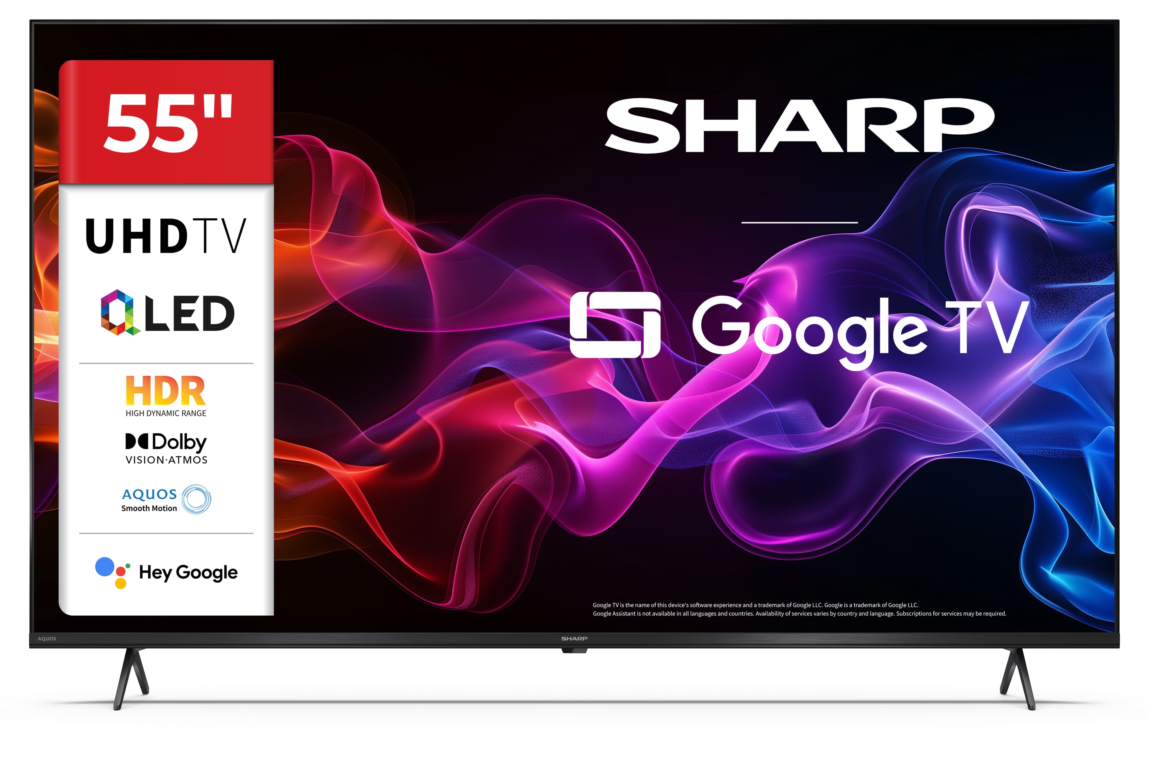 Sharp 55HP5265E TV 139,7 cm (55") 4K Ultra HD Smart TV Wi-Fi Nero GARANZIA ITALIA