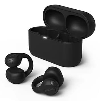 Philips Serie 2000 TAQ2000BK Auricolare True Wireless Stereo (TWS) clip auricolare, A orecchio aperto Musica e Chiamate Bluetooth Nero GARANZIA ITALIA
