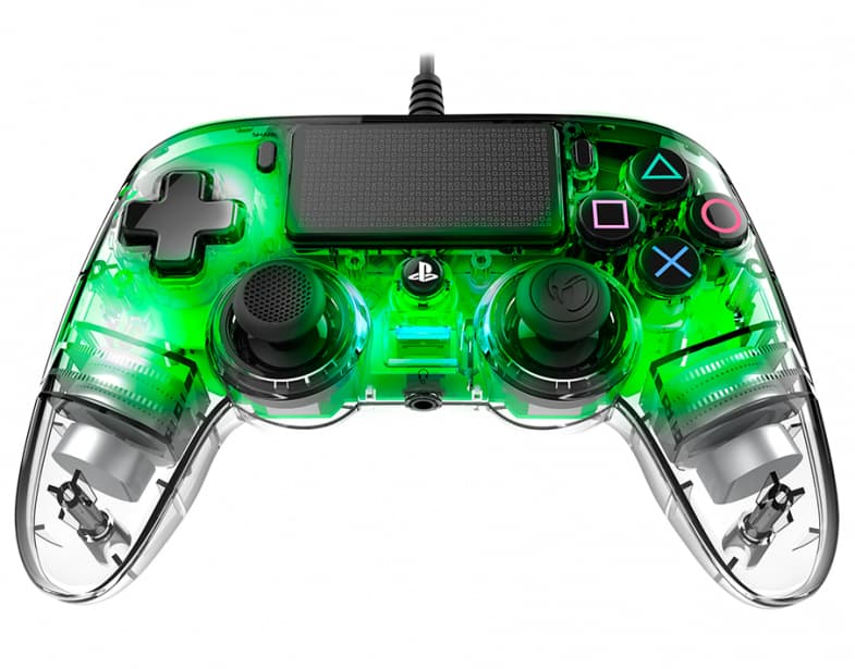 NACON PS4OFCPADCLGREEN periferica di gioco Verde, Trasparente USB Gamepad Analogico/Digitale PC, PlayStation 4 GARANZIA ITALIA