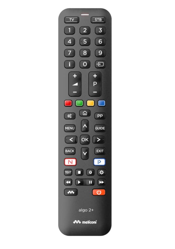 Meliconi Algo 2+ telecomando IR Wireless DVD/Blu-ray, TV, Sintonizzatore TV Pulsanti GARANZIA ITALIA