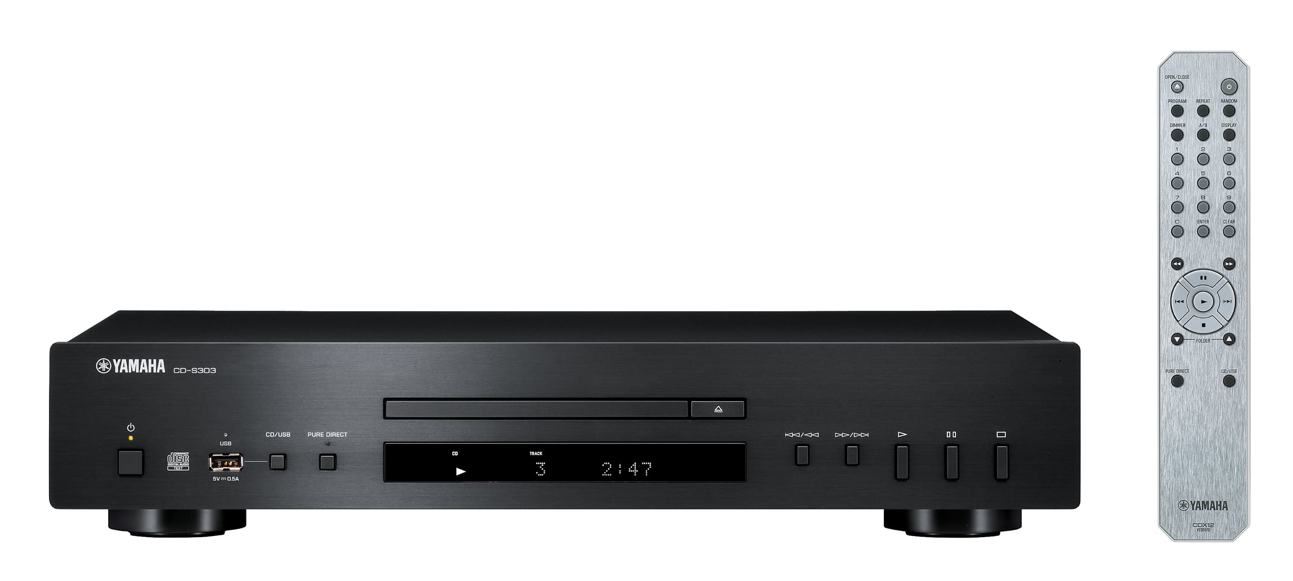 Yamaha CD-S303 Nero Lettore CD HiFi GARANZIA ITALIA