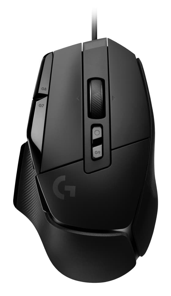 Logitech G G502 X Mouse Gaming Cablato - Switch Principali Ottico-Meccanici Ibridi LIGHTFORCE, Sensore per Gaming HERO 25K, Compatibile con PC - macOS/Windows - Nero GARANZIA ITALIA