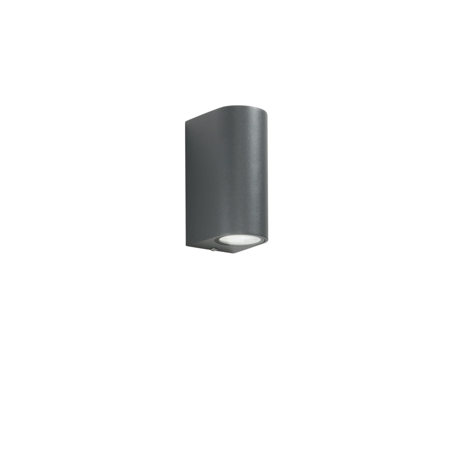 APPLIQUE BIEMISSIONE ONE ANTRACITE 2 LUCI ATTACCO GU10 IP54 6,7X9,3X13CM