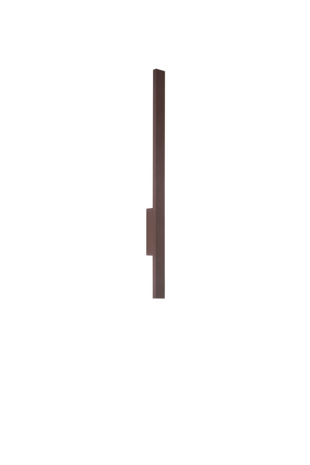 APPLIQUE LED HERCULES CORTEN IN ALLUMINIO E DIFFUSORE IN PC 23W 3500LM CCT 2700-3300-4000K IP65 60X55X1000MM