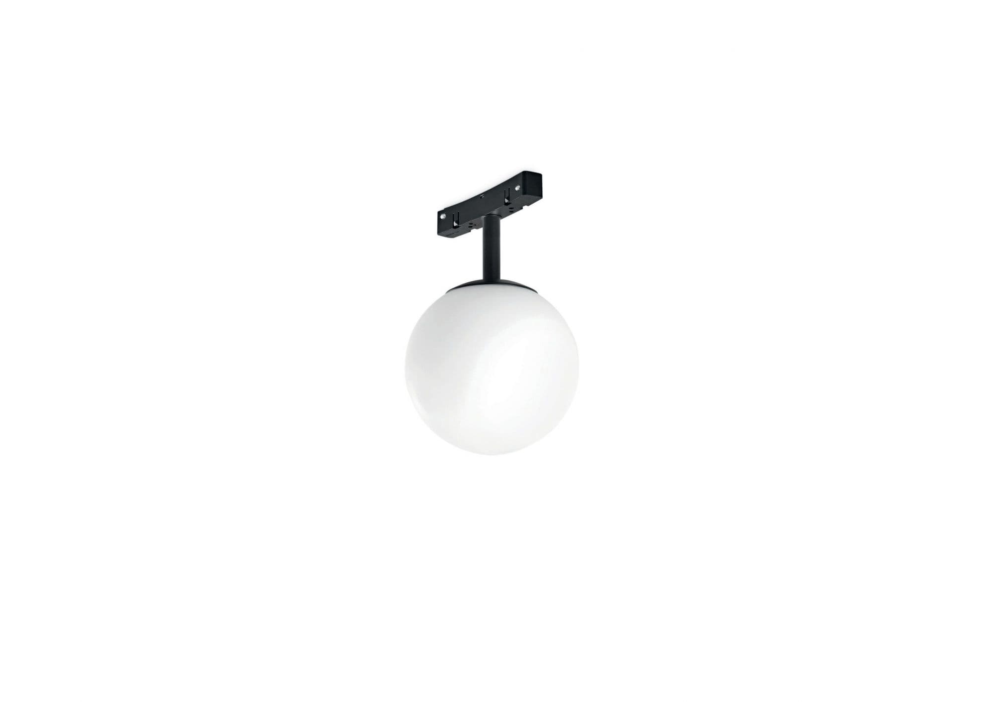 C/SFERA D.15CM LED CON ADATTATORE REGOLABILE NERO 3000K 624LM 8W