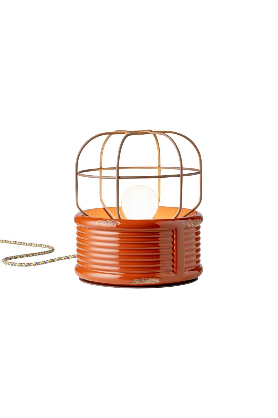 LAMPADA DA TAVOLO INDUSTRIAL AZZURRO C2345(VIO)