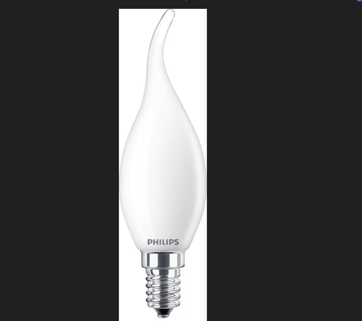 LED PHILIPS CLASSIC COLPO DI VENTO VETRO 2700K