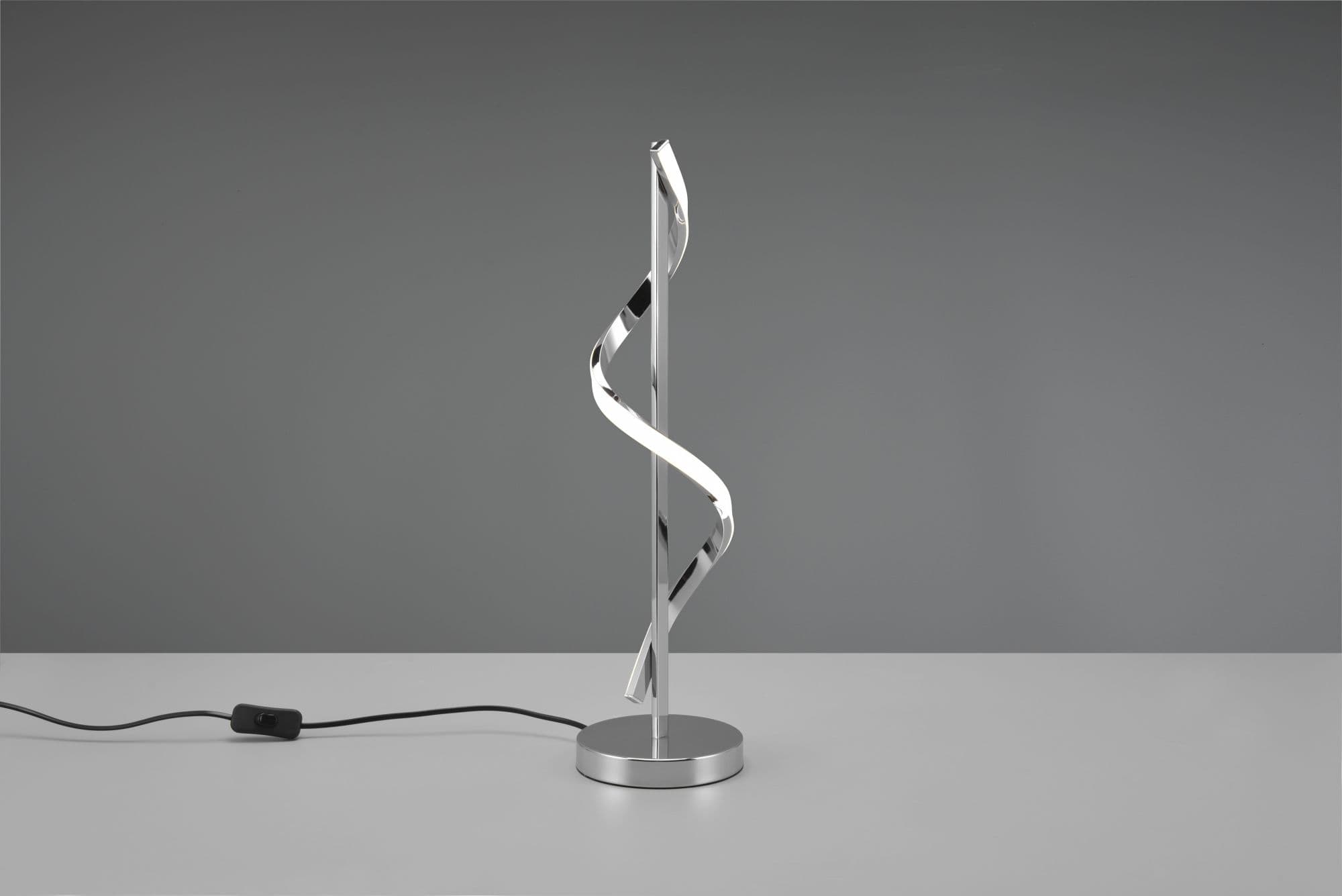 ISABEL LAMPADA DA TAVOLO LED 8,5W 950lm, 4000K CROMATA H. 56CM