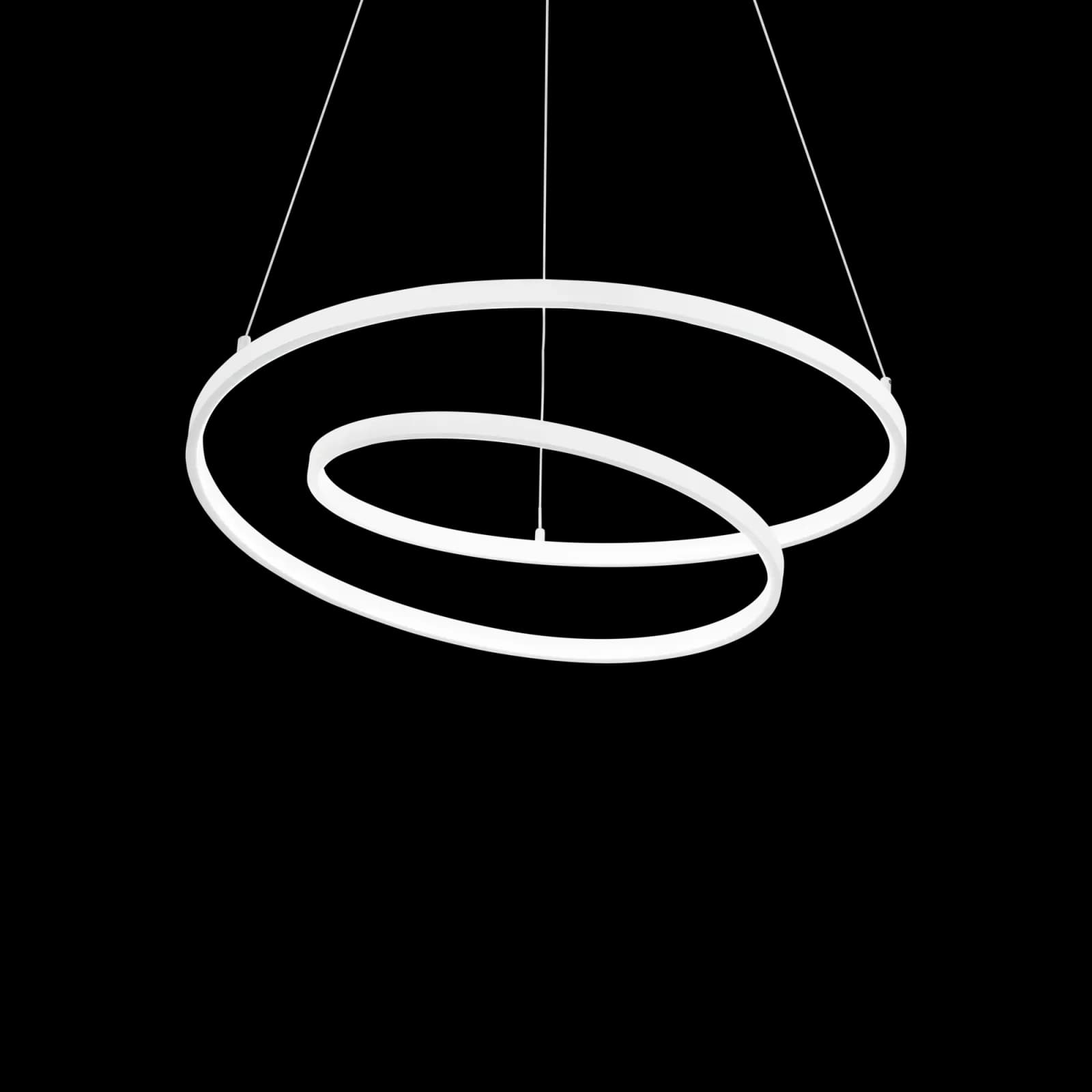 OZ LAMPADARIO A SOSPENSIONE LED SMD 47 W On-Off 5000 lm 2700 K D.60CM BIANCO