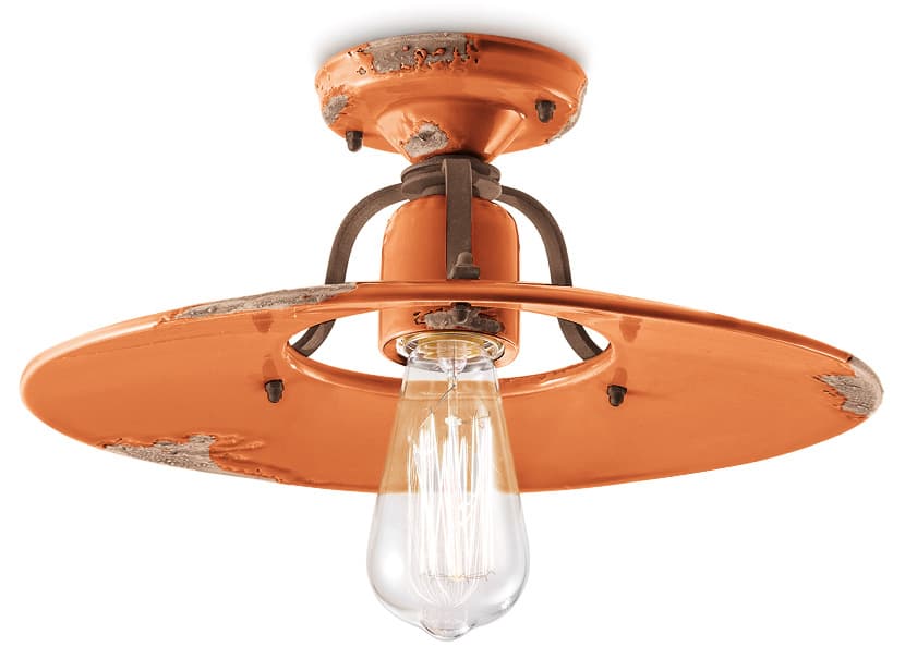 PLAFONIERA D.40 COUNTRY ARANCIO C1445(VIO)