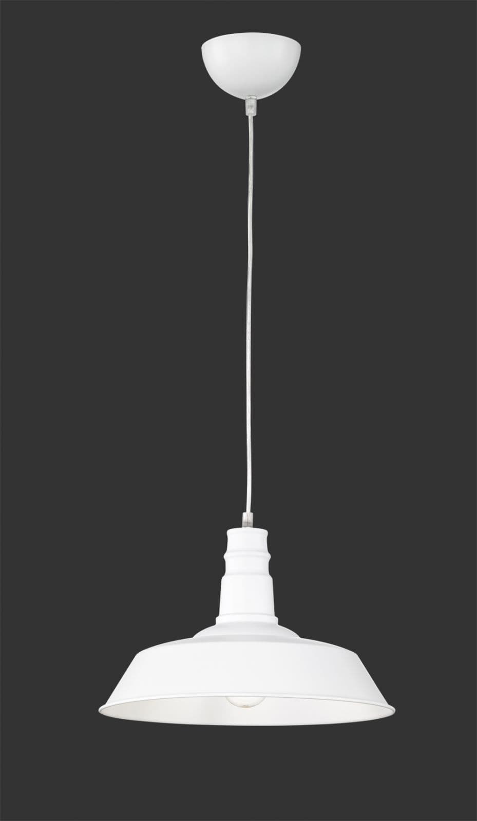 WILL SOSPENSIONE PAGODA METALLO BIANCO D. 36CM 1 LUCE ATTACCO E27