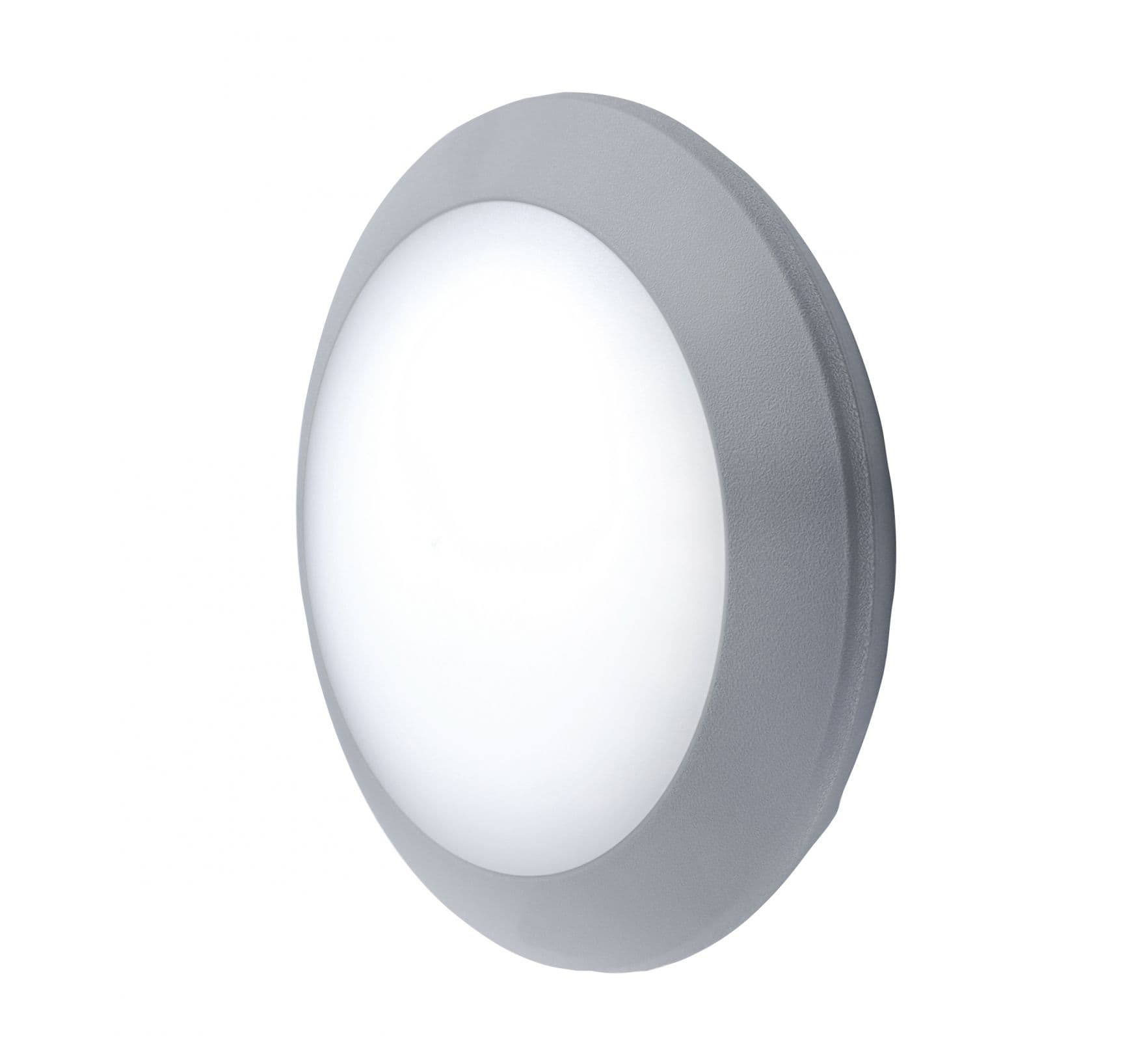 VERONA APPLIQUE PLAFONIERA D27 CM 1 LUCE ATTACCO E27 GRIGIO IP66 CONFEZIONE DA 10 PEZZI