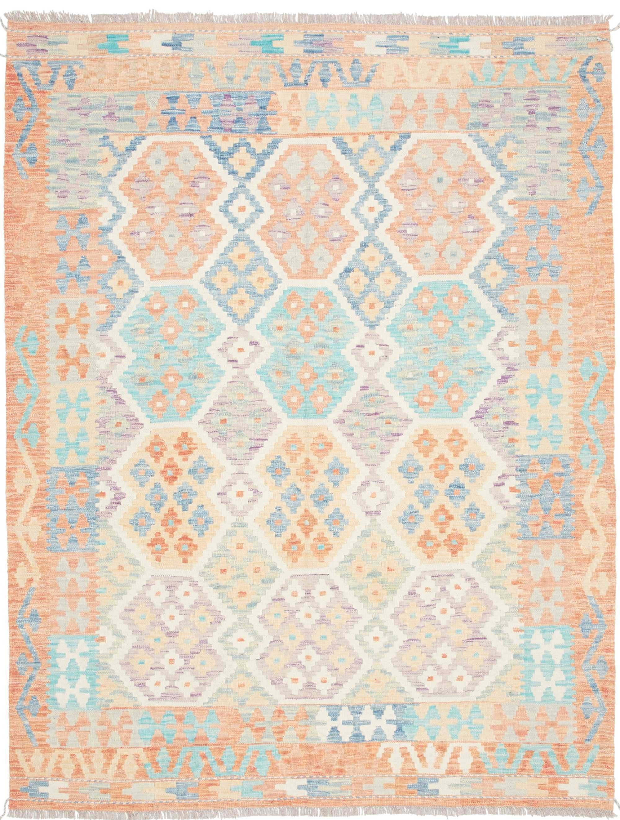 Killim Afgahnistan Pastello Multicolore 154x203 cm